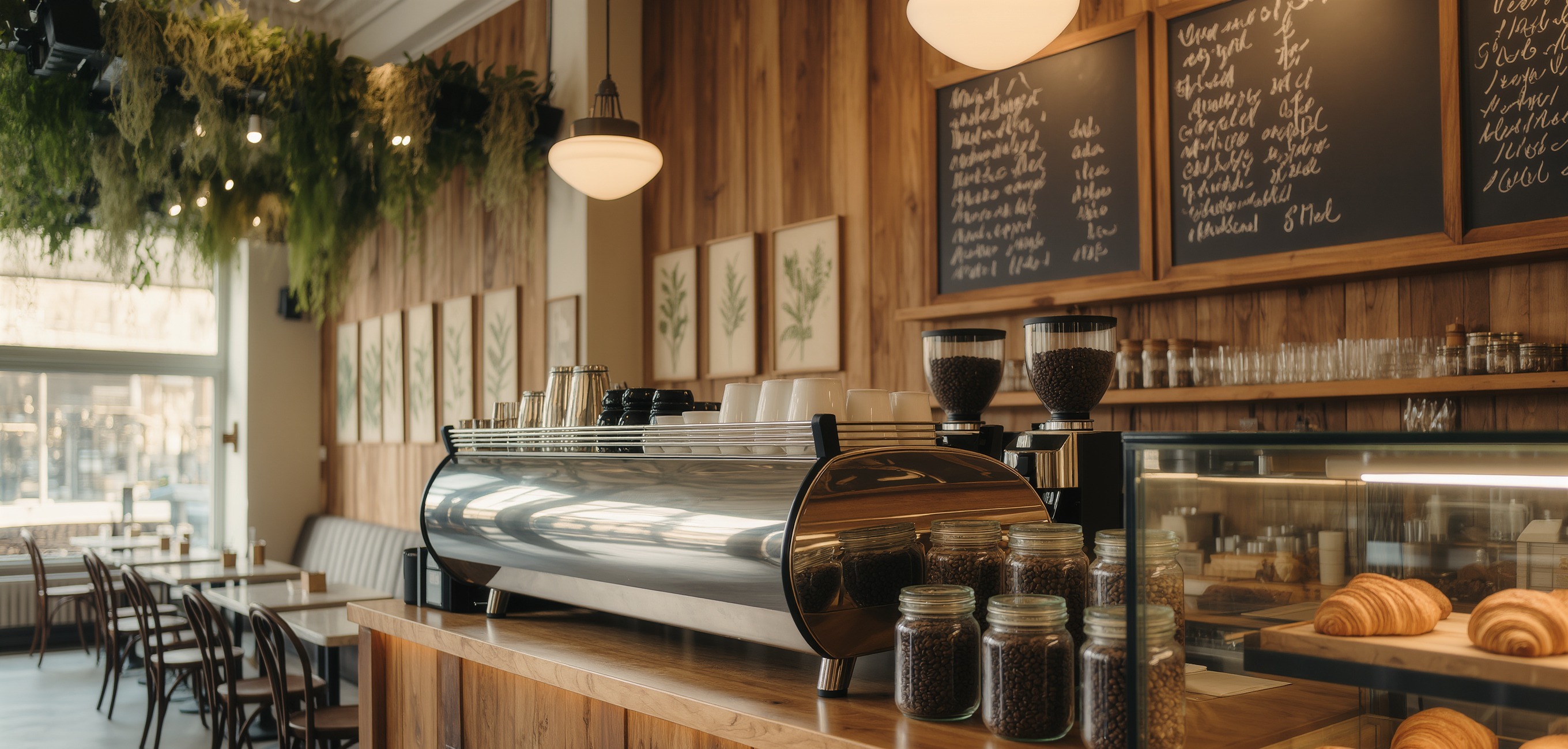 Exemple de site web pour café