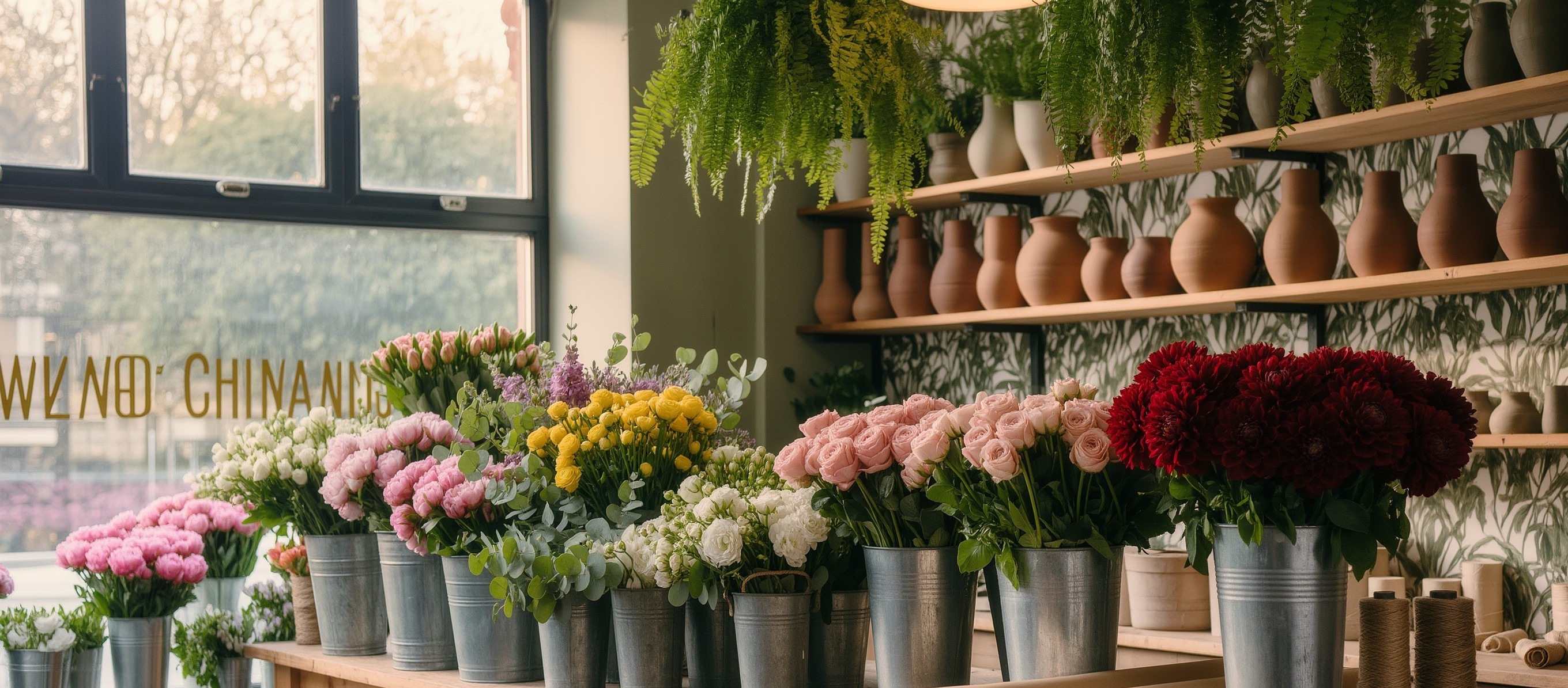 Exemple de site web pour fleuriste