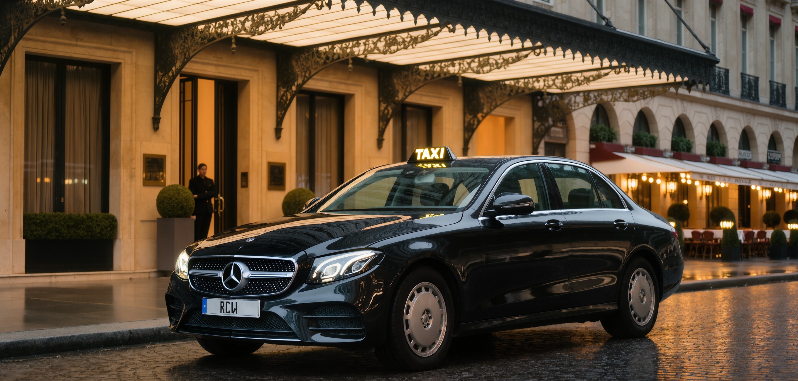 Exemple de site web pour taxi